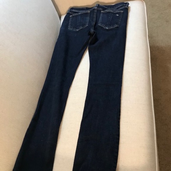EUC! Rag & bone stiletto boot jeans-27, dark blue - Picture 3 of 8